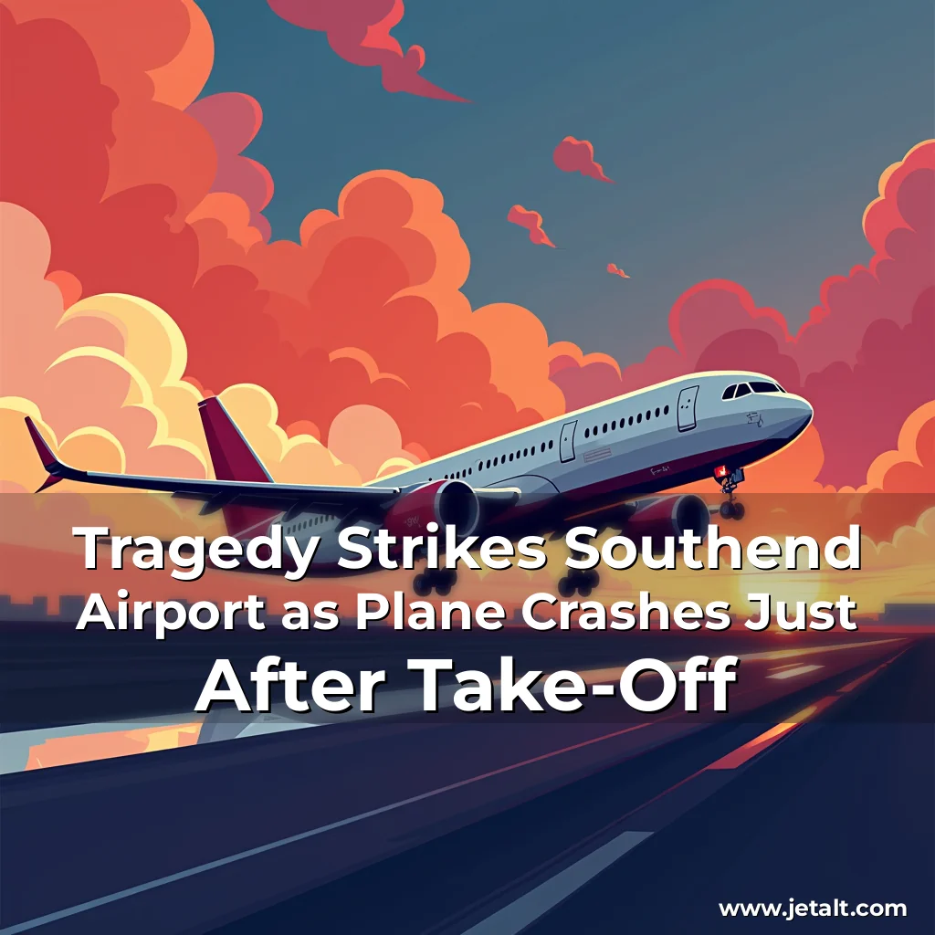 Read more about the article Tragedy Strikes Southend Airport as Plane Crashes Just After Take-Off