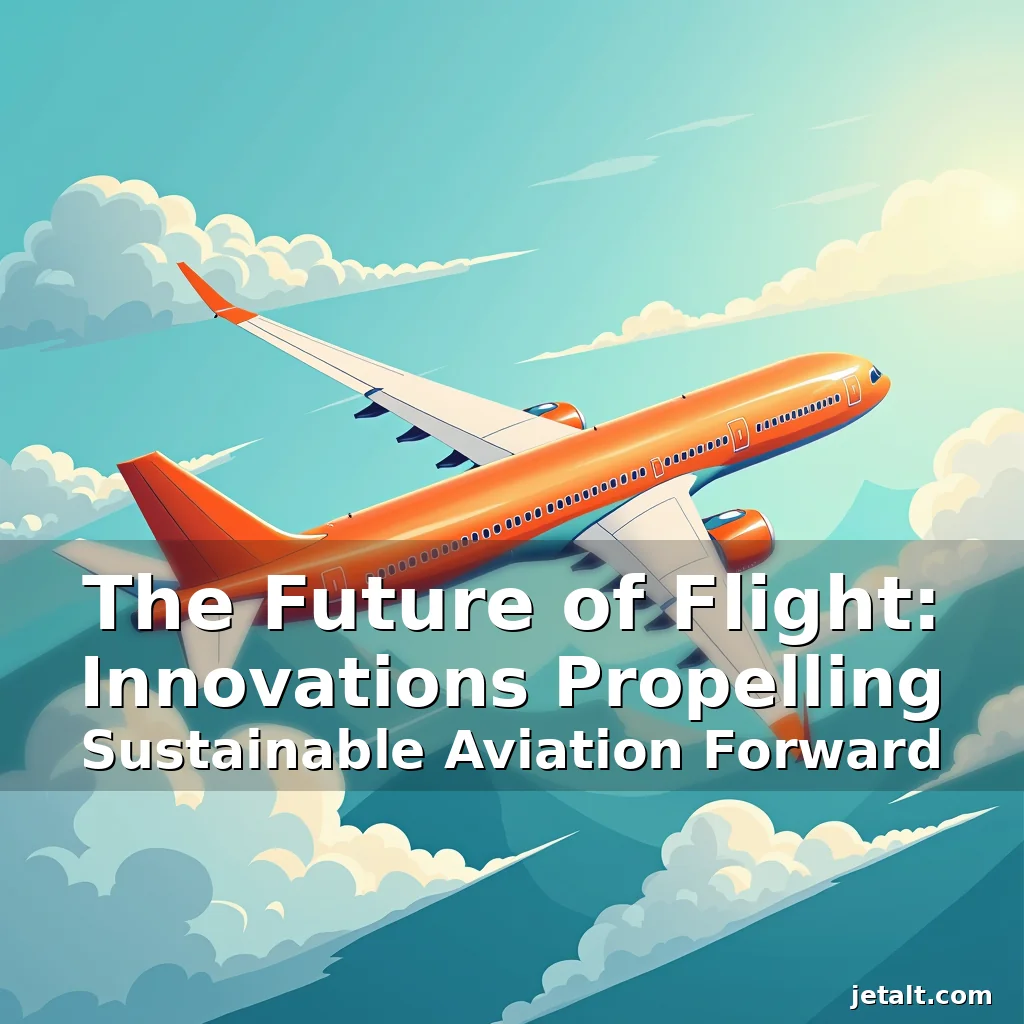 Read more about the article The Future of Flight: Innovations Propelling Sustainable Aviation Forward