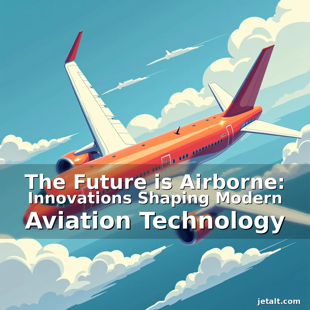Read more about the article The Future is Airborne: Innovations Shaping Modern Aviation Technology