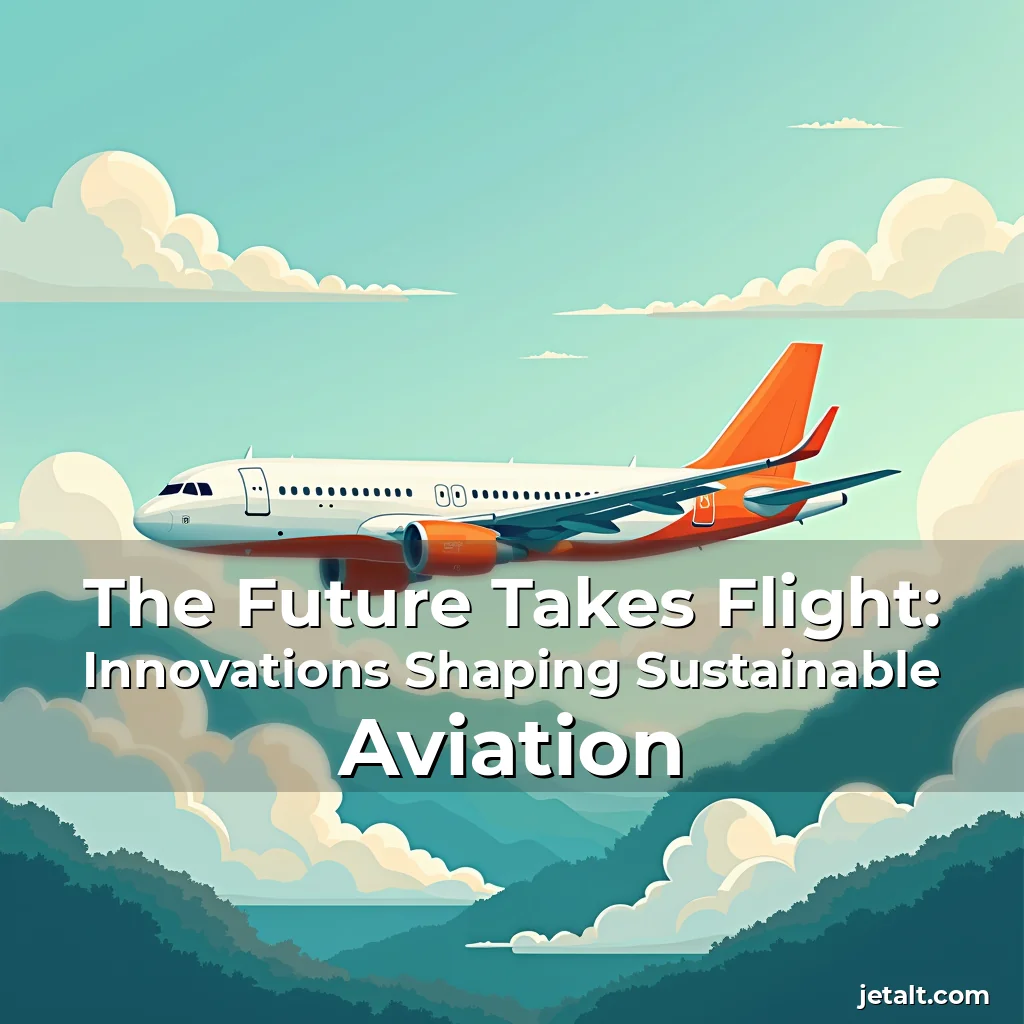 Read more about the article The Future Takes Flight: Innovations Shaping Sustainable Aviation