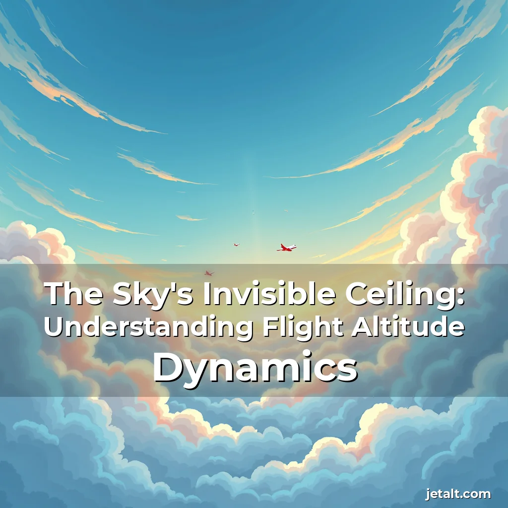 Read more about the article The Sky’s Invisible Ceiling: Understanding Flight Altitude Dynamics
