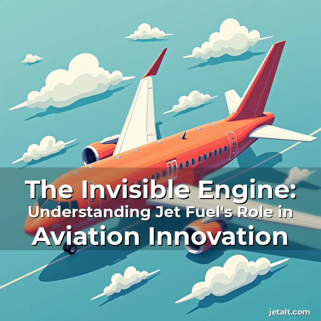 Read more about the article The Invisible Engine: Understanding Jet Fuel’s Role in Aviation Innovation